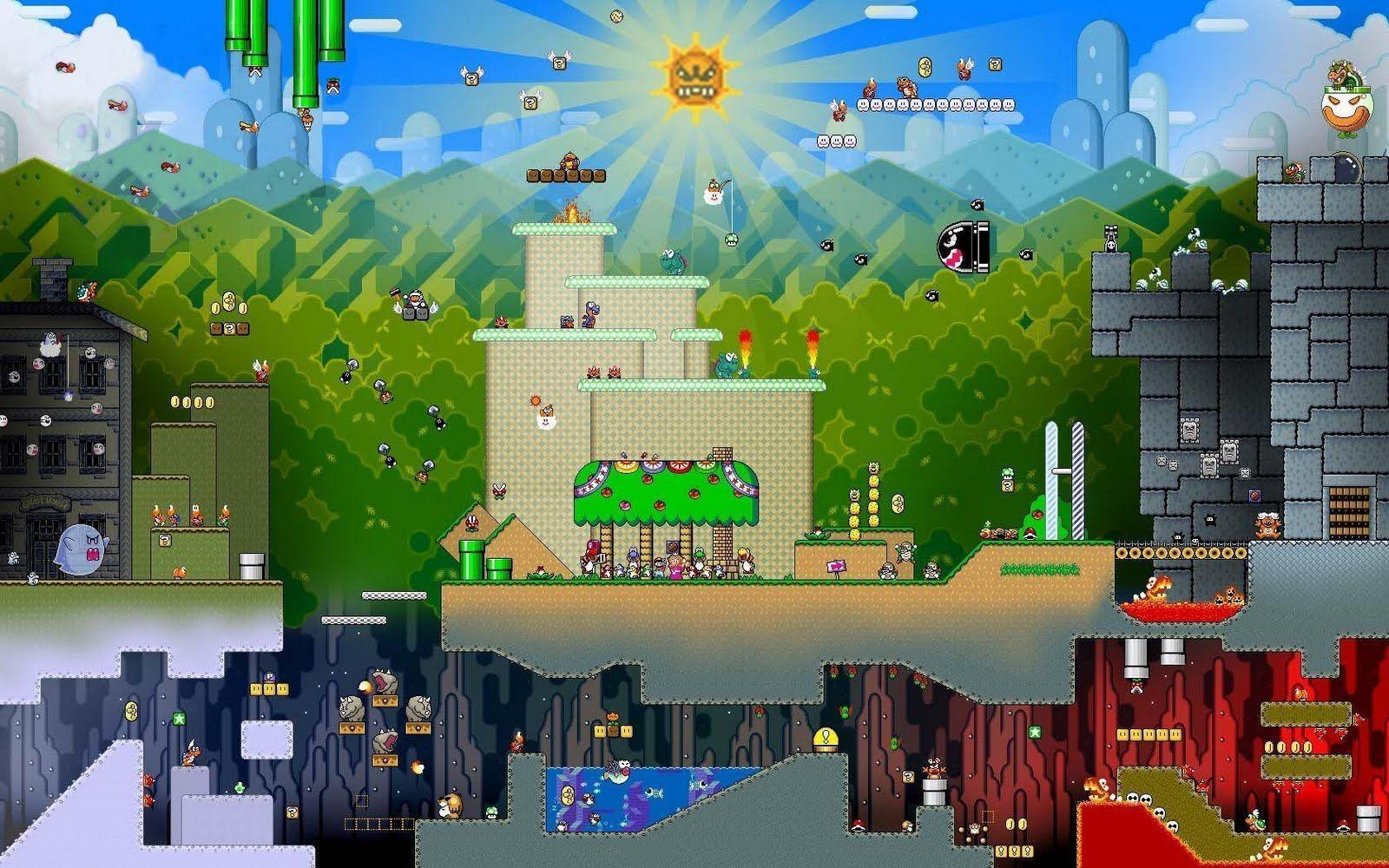 Wallpaper For – Super Mario World