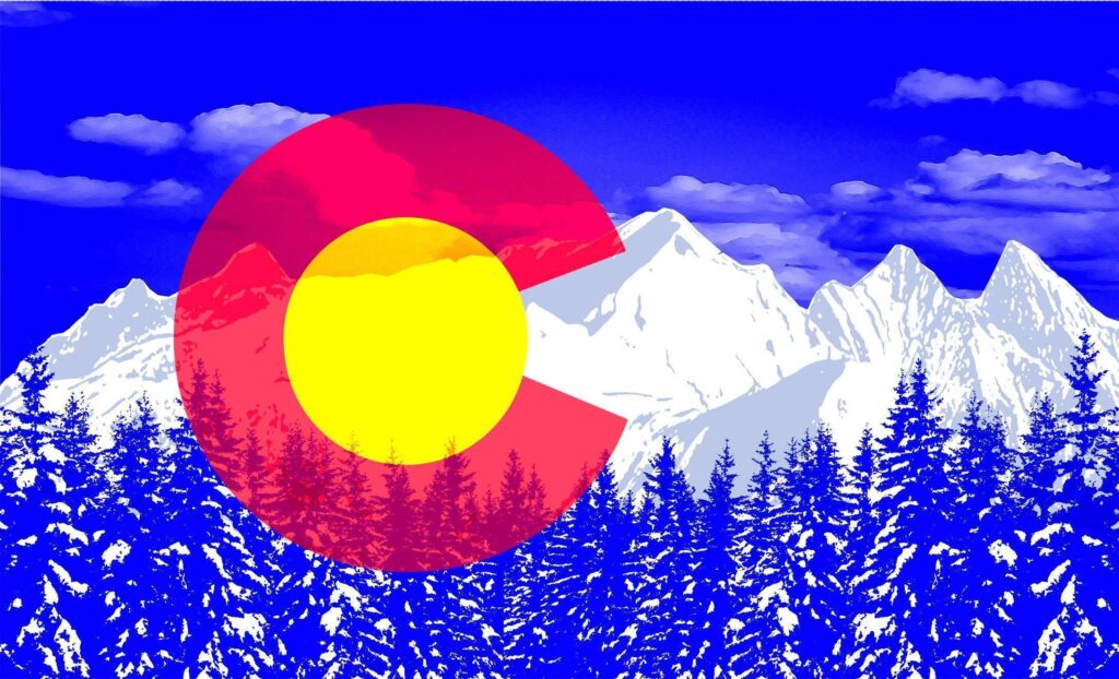 Colorado Flag Pop Art Wallpapers by 2K Wallpapers Daily