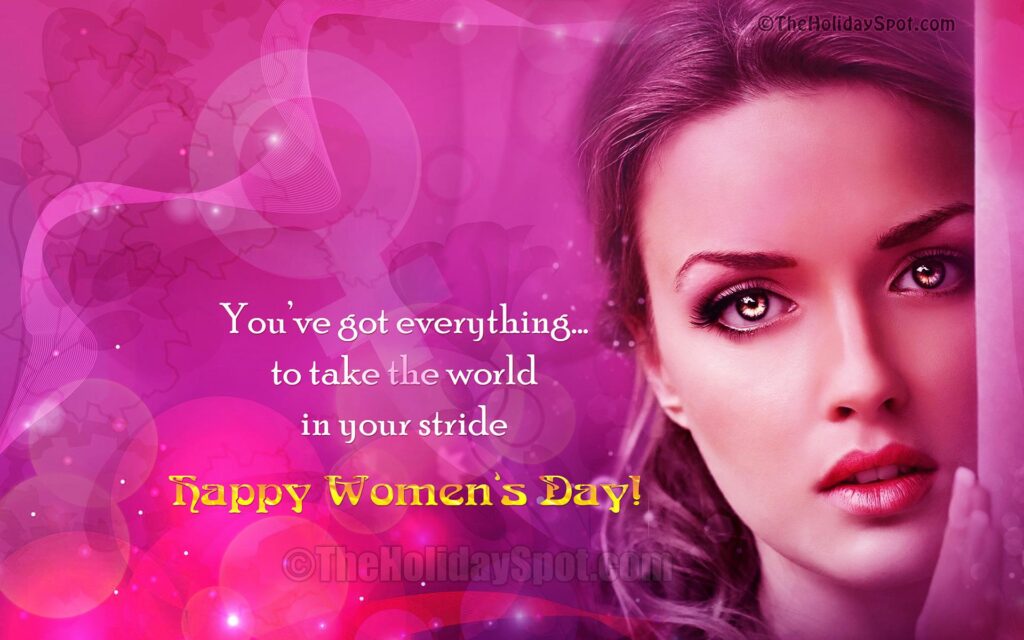 International Women’s Day wallpapers from TheHolidaySpot