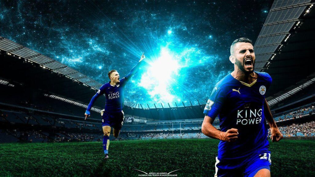 Wallpapers for riyad mahrez and jamie vardy