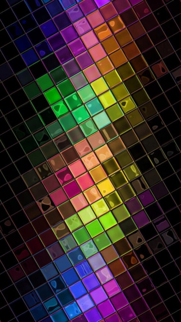 HD Squares Disco Ball Android Wallpapers free download
