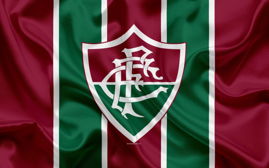 Download wallpapers Fluminense FC, Brazilian football club, emblem