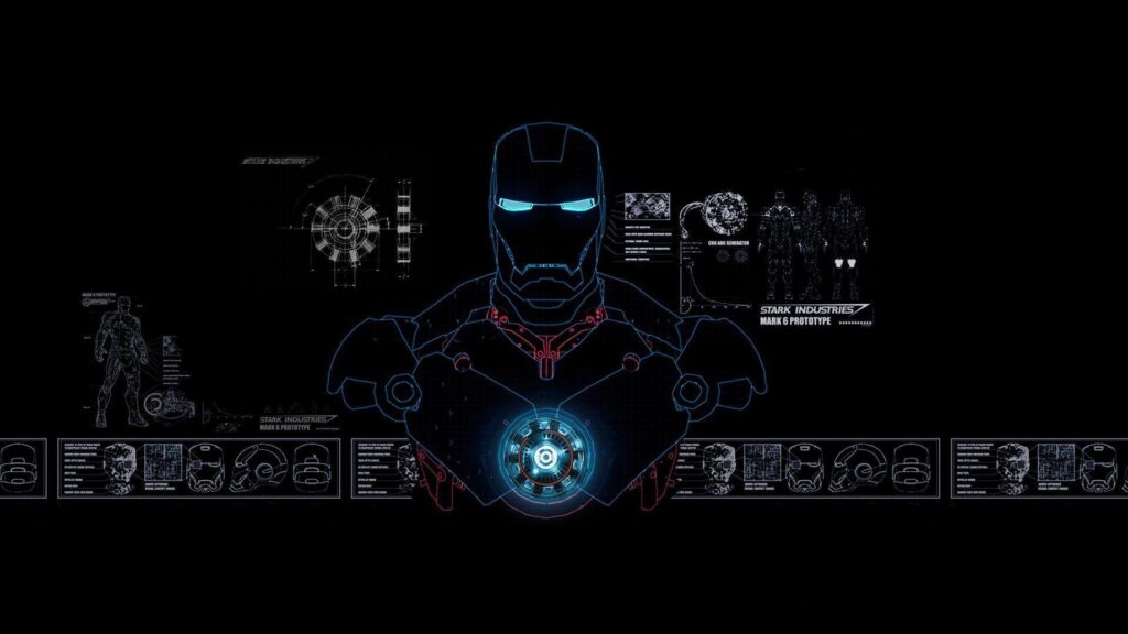 Iron Man Mark Prototype Schematics Wallpapers