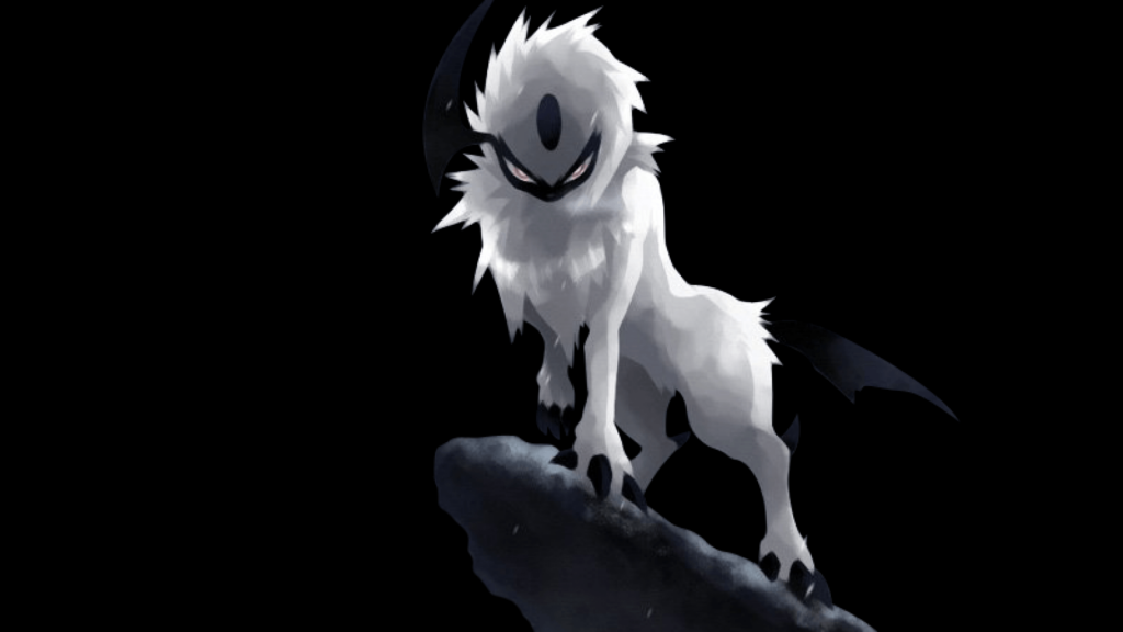 ScreenHeaven Absol Pokemon black backgrounds transparent desk 4K and