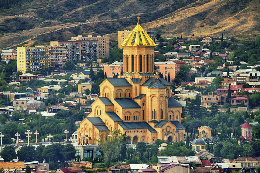Architecture delights in Tbilisi Georgia in pictures