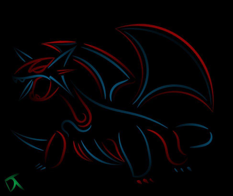 Tribal Salamence Inverted by Shadowy