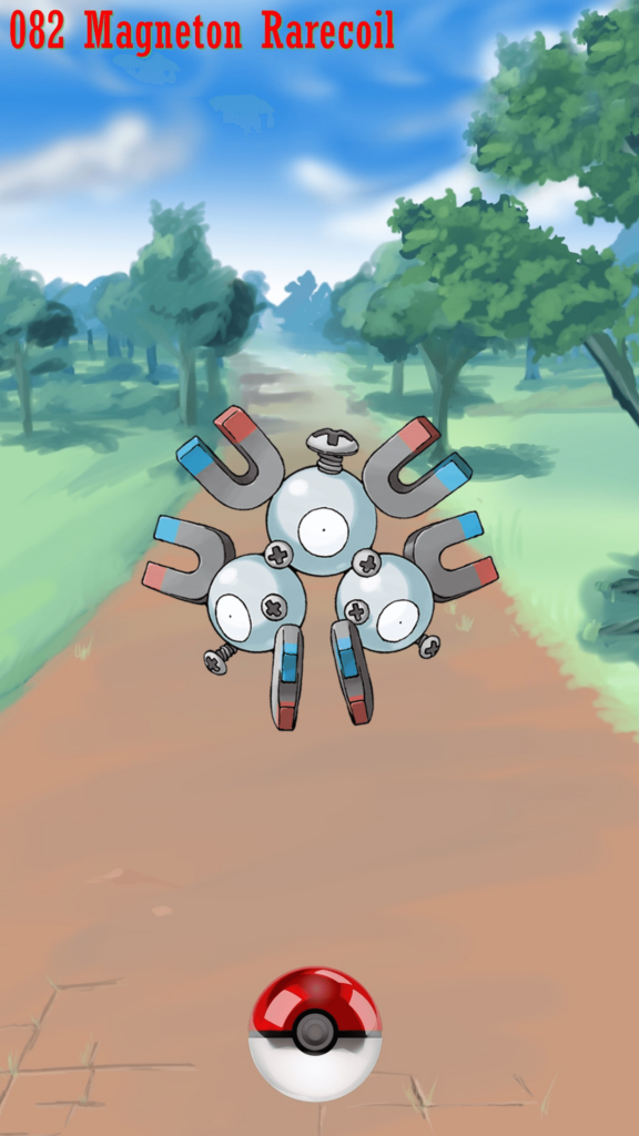 Street Pokeball Magneton Rarecoil