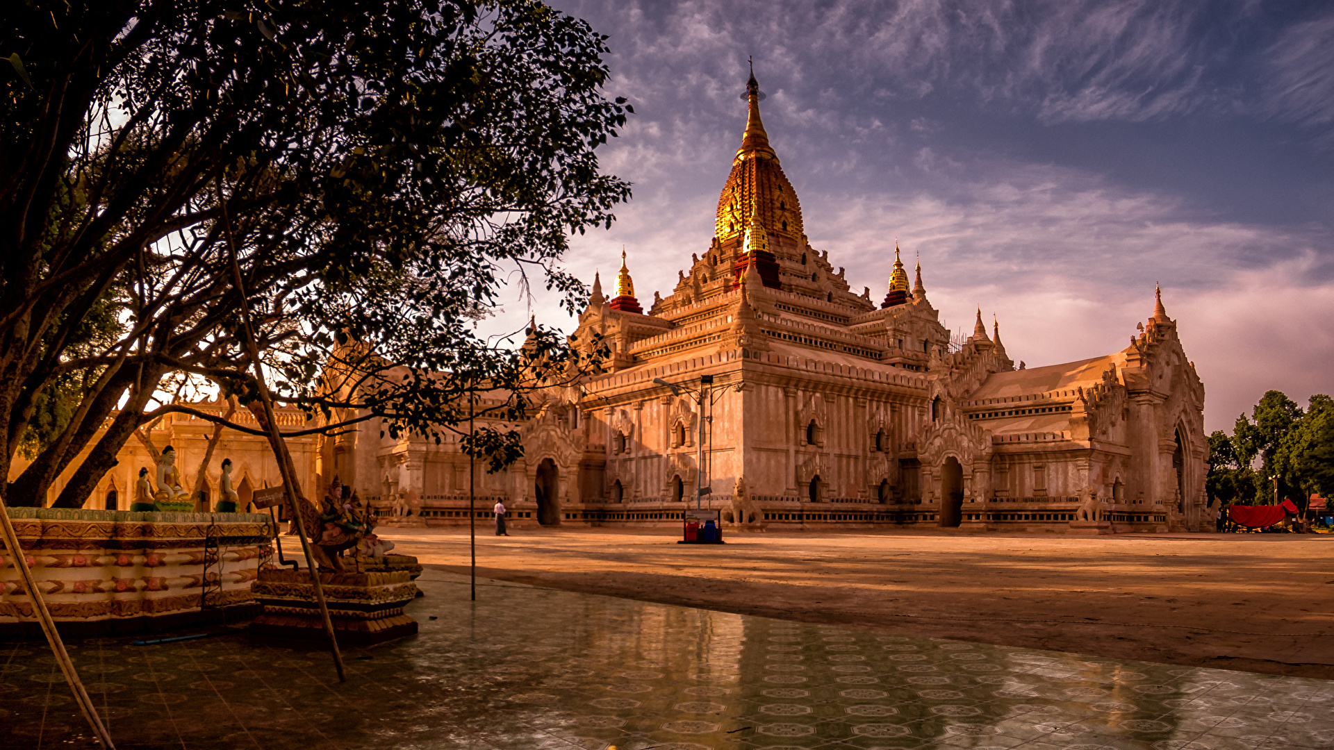 Wallpapers Bagan Myanmar Temples Cities Sculptures