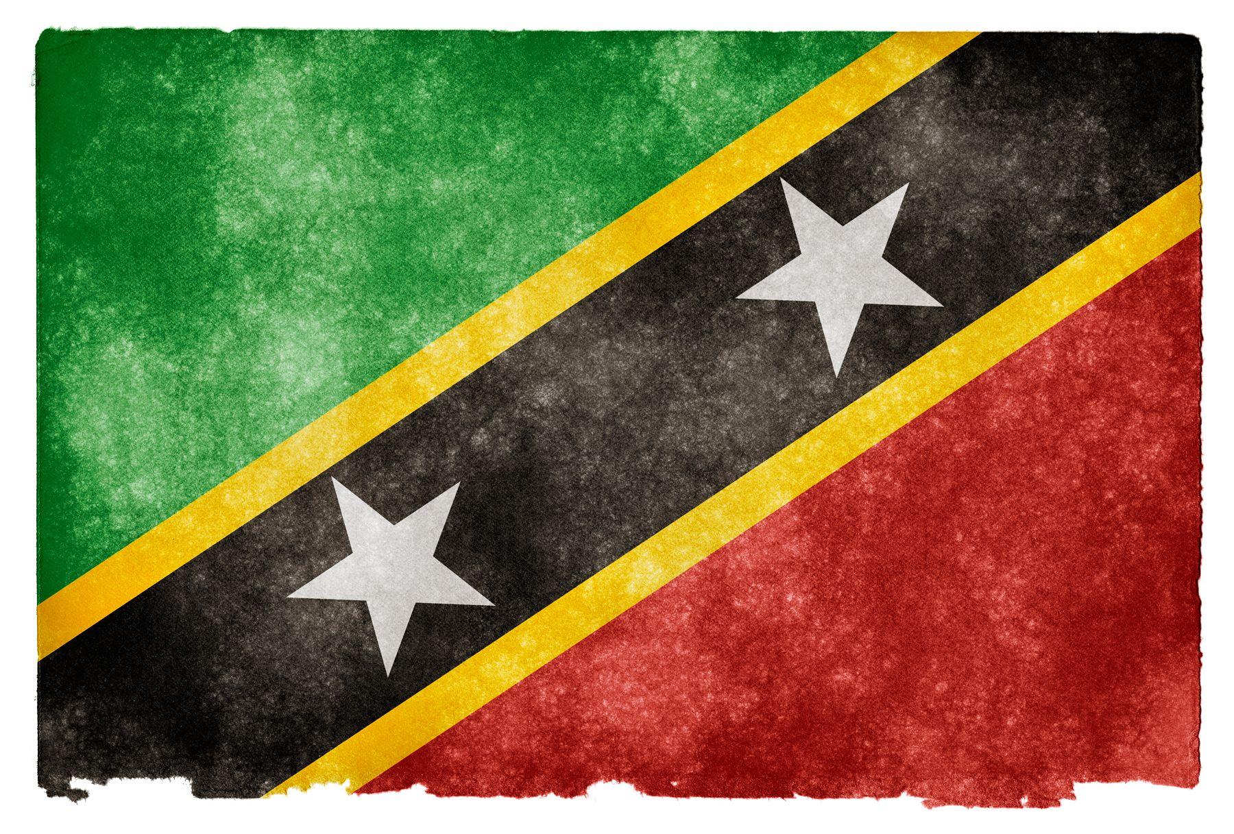Saint Kitts and Nevis Grunge Flag 2K Wallpapers