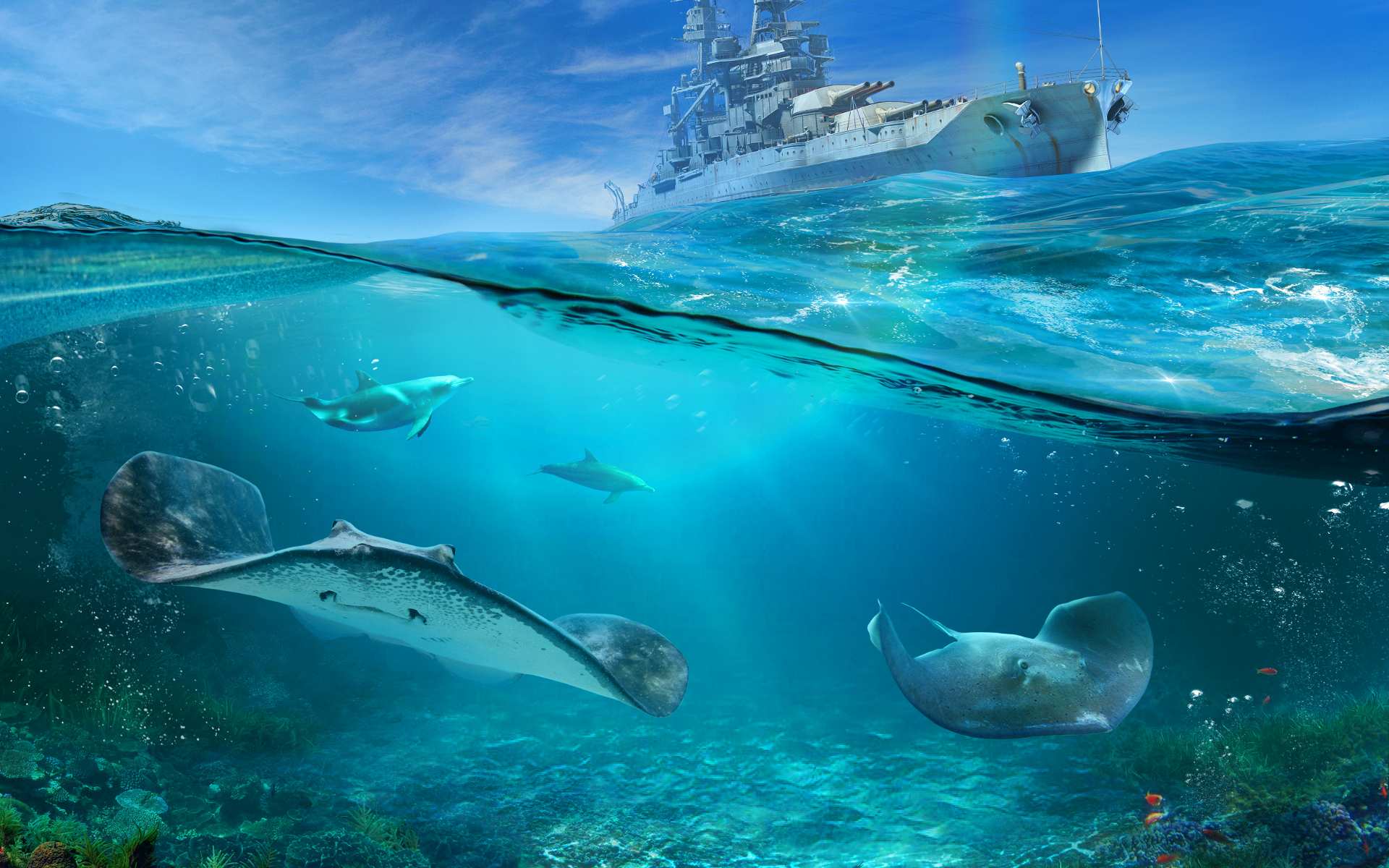 World of Warships World Oceans Day Wallpapers