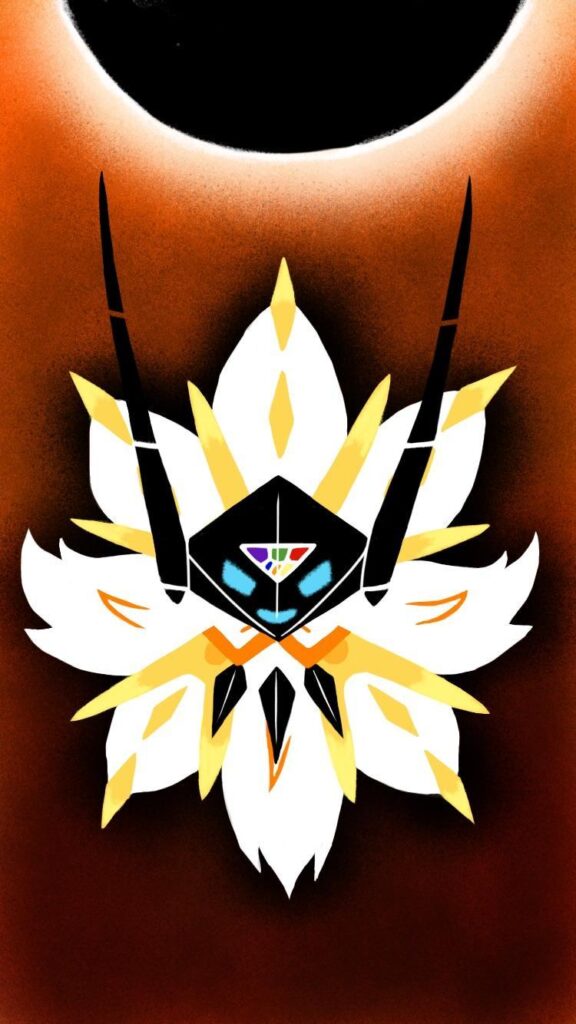 Dusk Mane Necrozma iPhone wallpapers I made during the pre