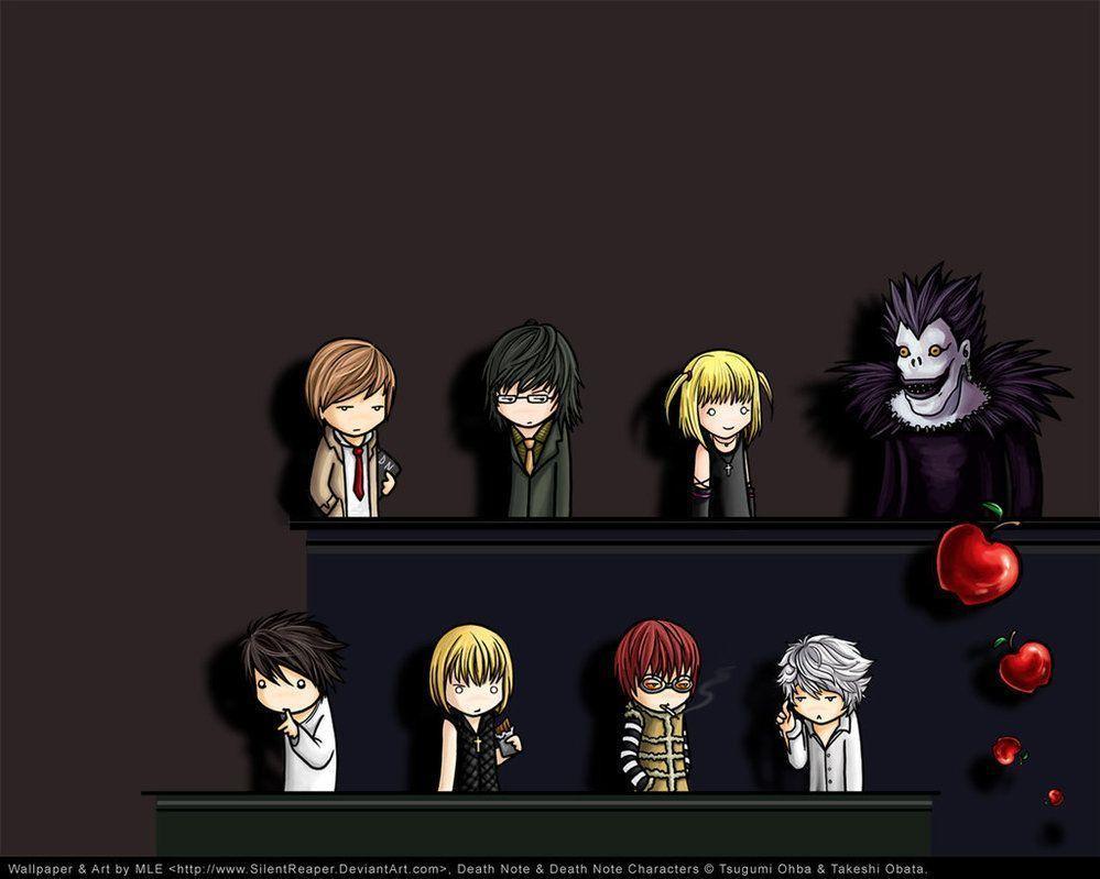 Death Note Chibi Wallpapers by SilentReaper