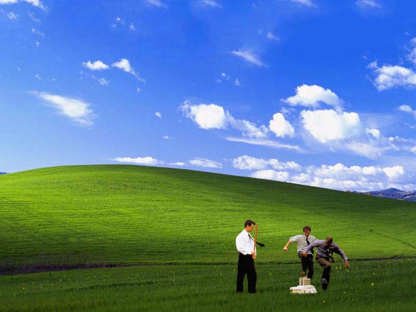 Office Space, XP Bliss style  wallpapers