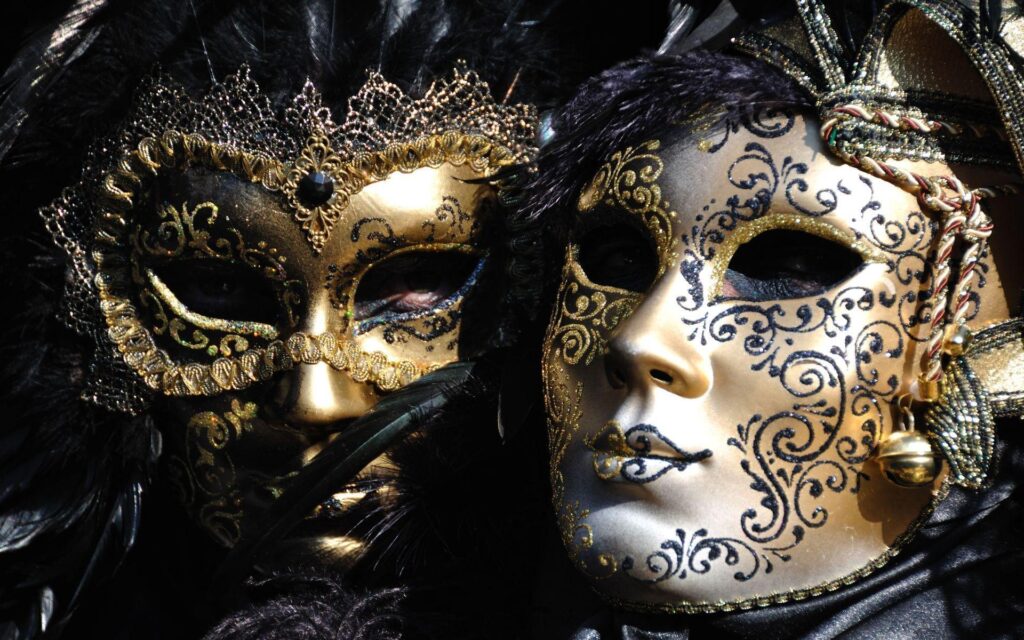 Masks at the Carnival of Venice 2K desk 4K wallpapers Widescreen