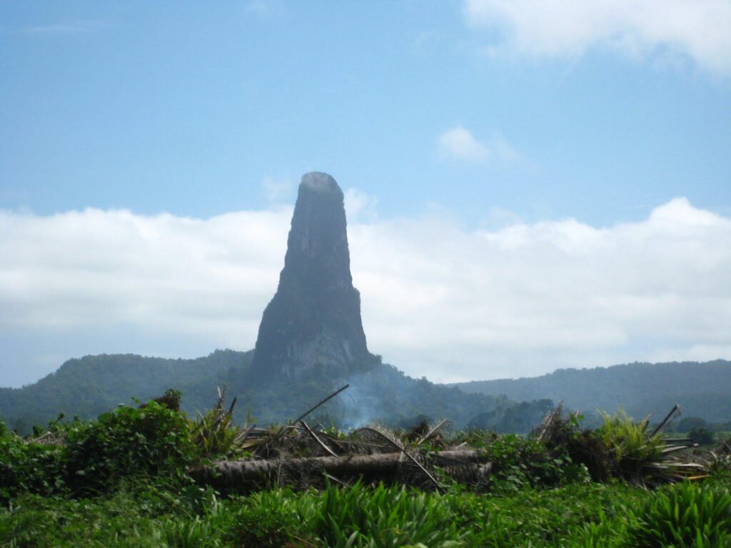 The Pico Cão Grande of São Tomé and Príncipe  EarthPorn