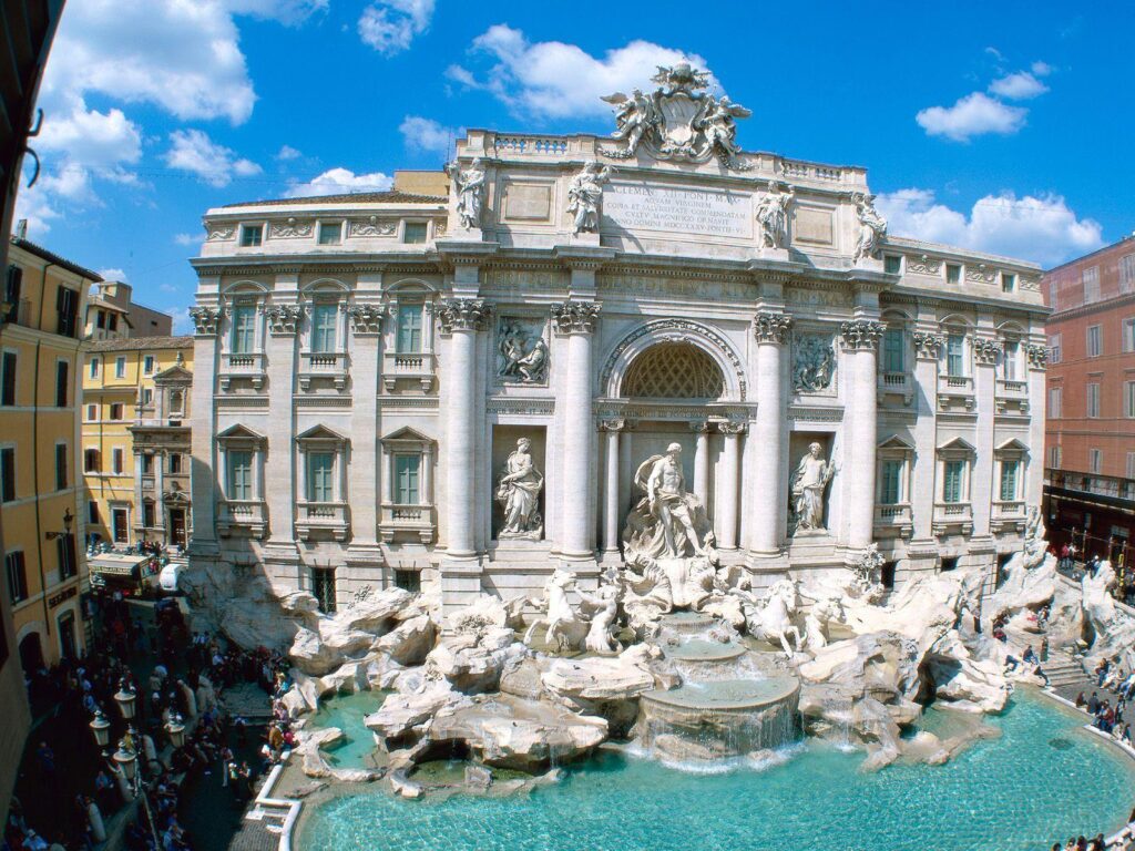 Trevi Fountain Rome Italy Wallpapers