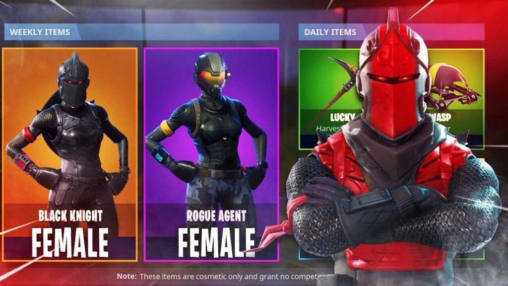 Fortnite CUSTOMIZE ALL SKINS! *NEW* MALE RED KNIGHT