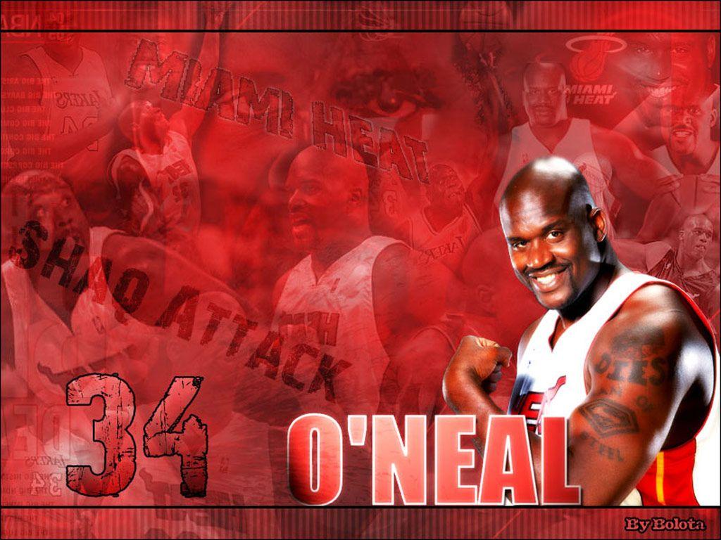 Shaquille O’Neal Miami Heat Wallpapers