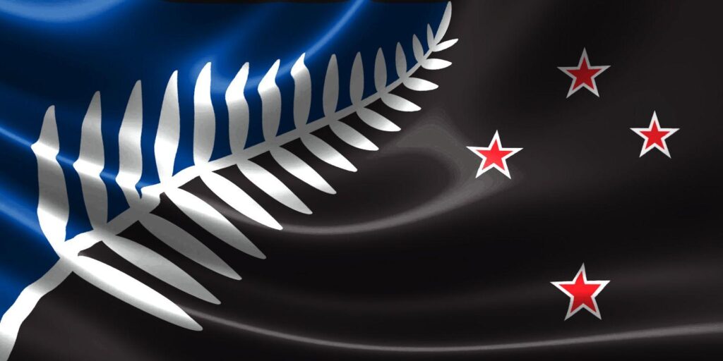 Free Download Newzealand Silver Fern Flag 2K Pics
