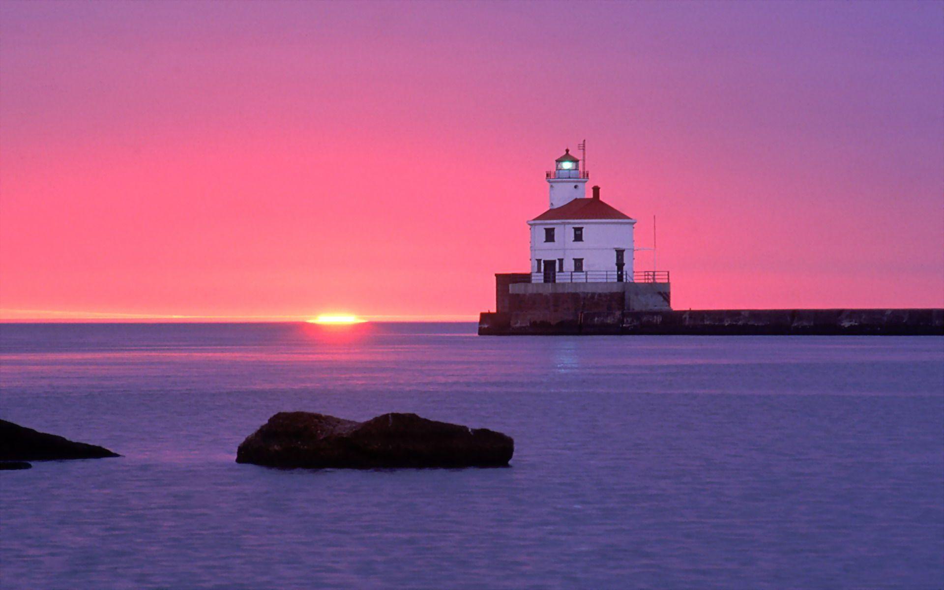 Spring Lighthouse Wallpapers for Computer