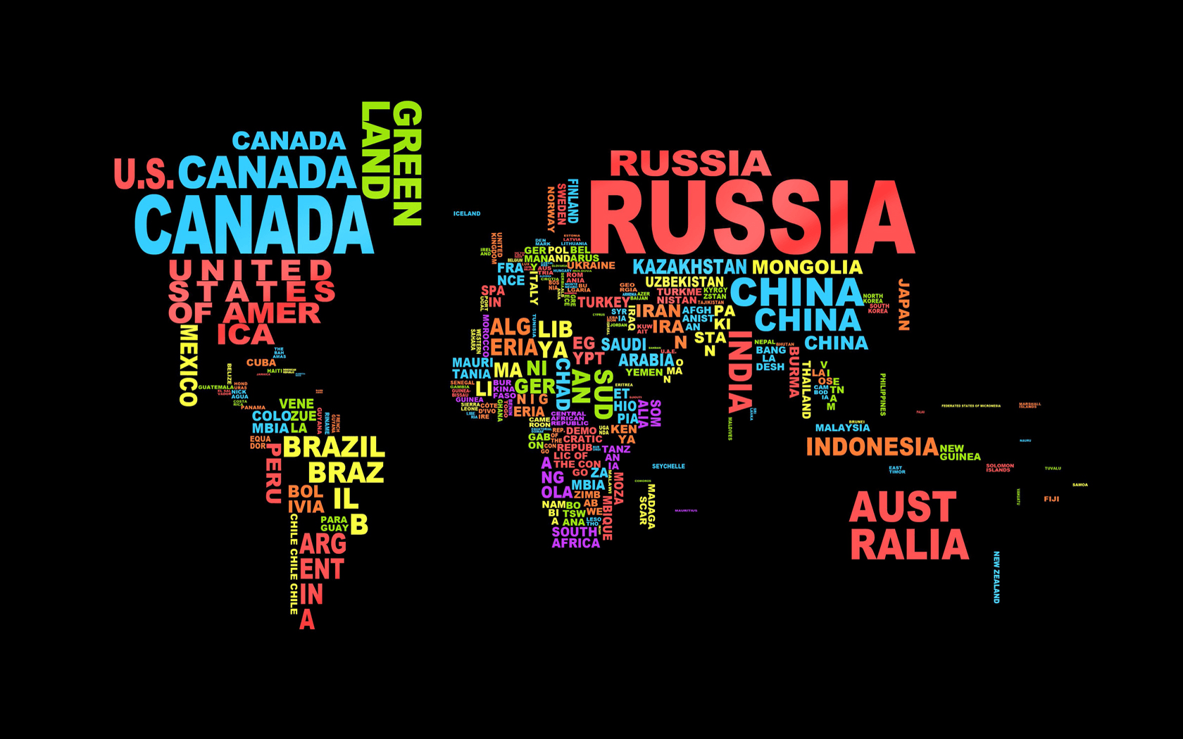 Download World Map Wallpapers