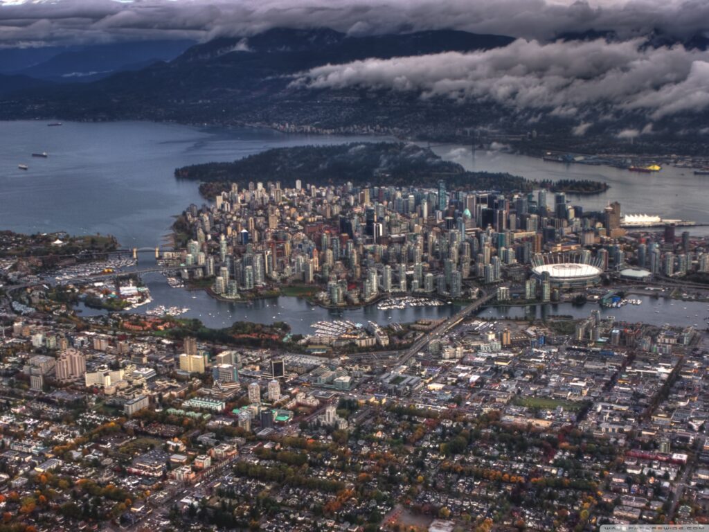 Vancouver Aerial View ❤ K 2K Desk 4K Wallpapers for K Ultra 2K TV