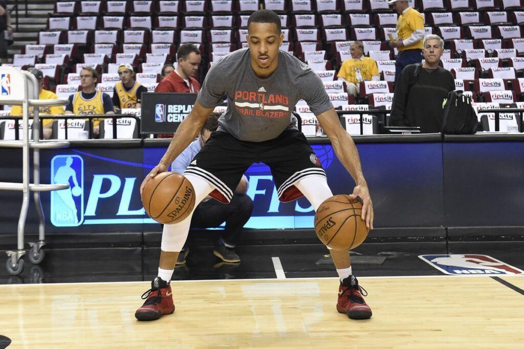 Watch CJ McCollum Scores points with Rebounds In NBA Africa