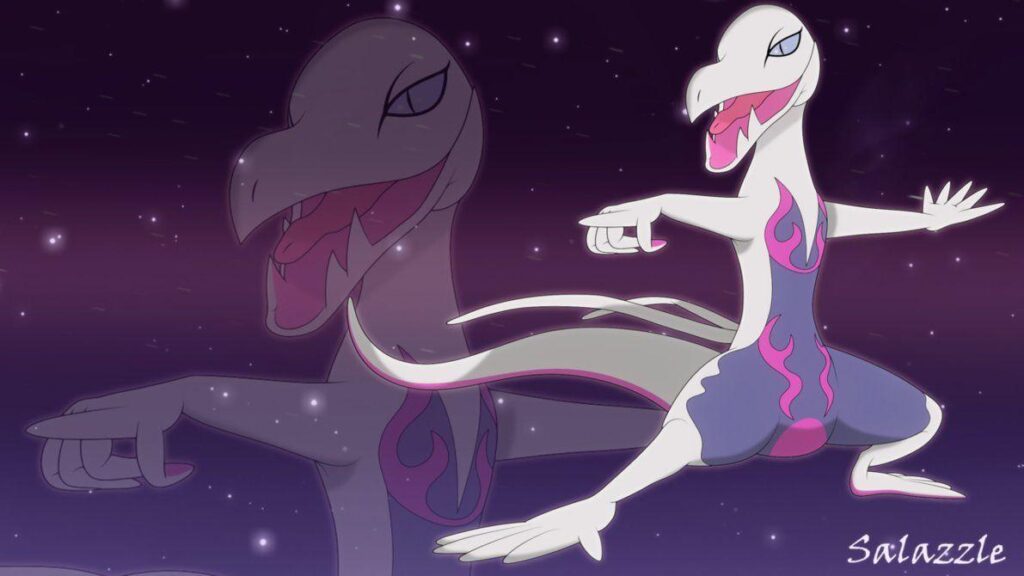 Shiny Salazzle wallpapers by Elsdrake