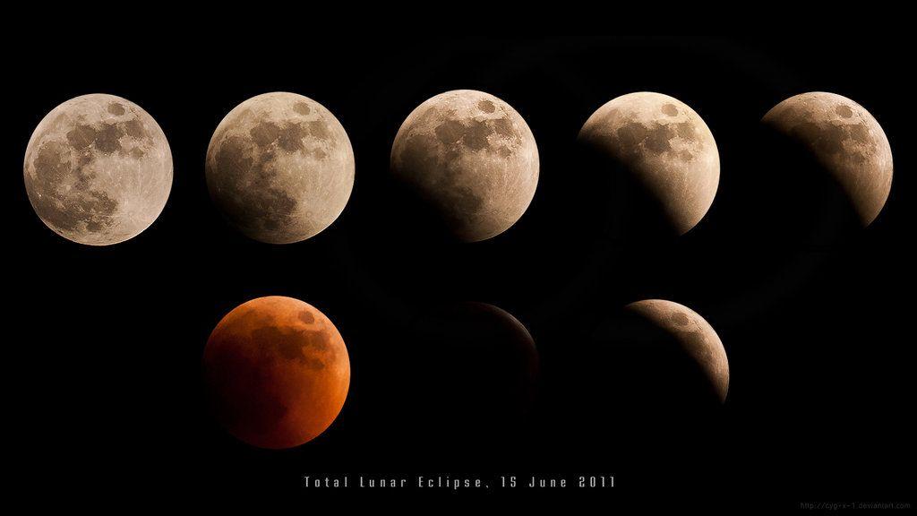 Lunar eclipse wallpapers by MahmoudYakut