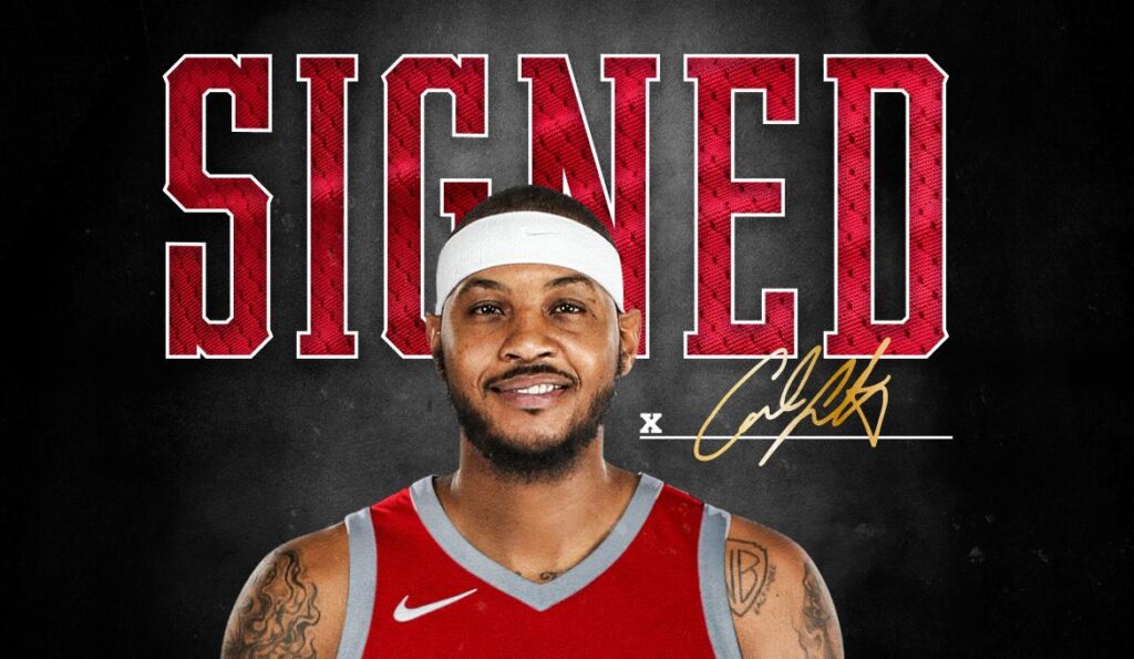 Rockets Sign Carmelo Anthony