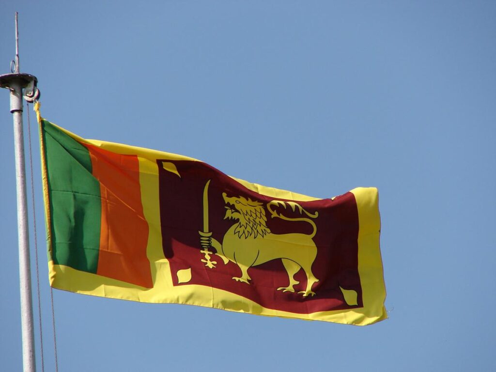 Graafix! Wallpapers Flag of Srilanka