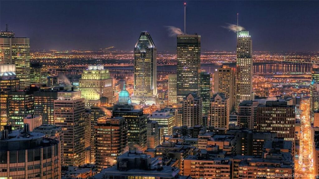 Wallpapers Beograd Montreal City At Night Desk 4K Backgrounds