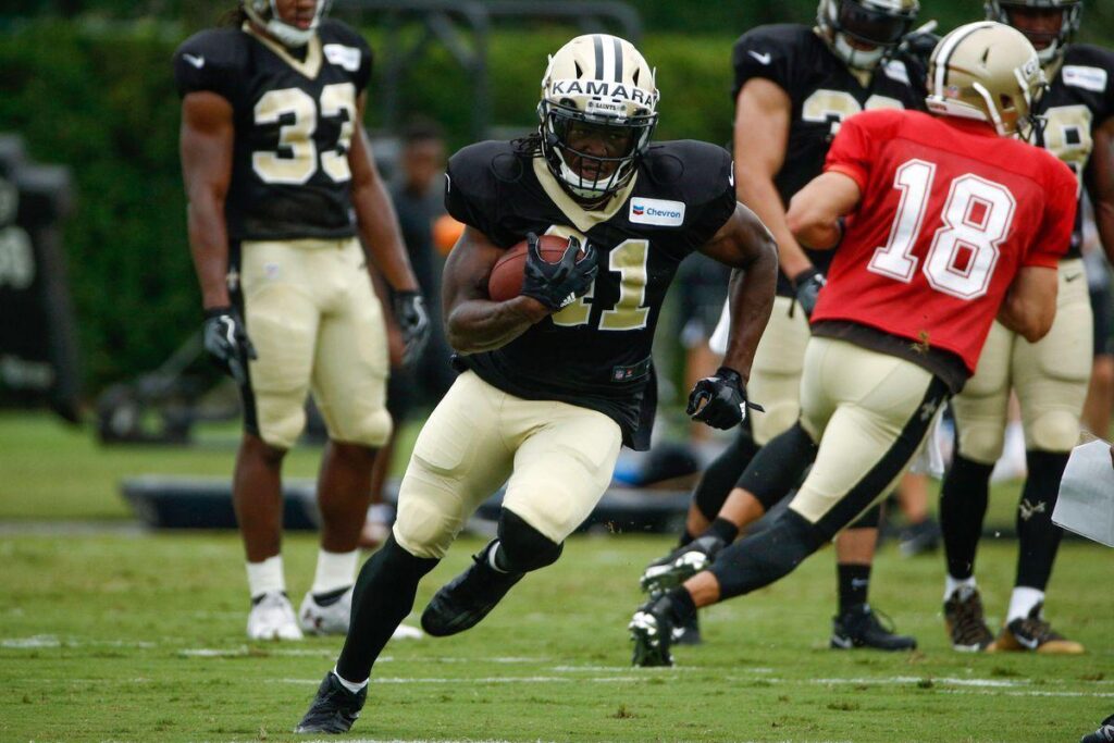 Alvin Kamara is already drawing rave reviews in Saints Training