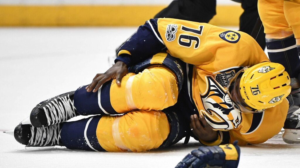 PK Subban limping after Game following puck to ankle