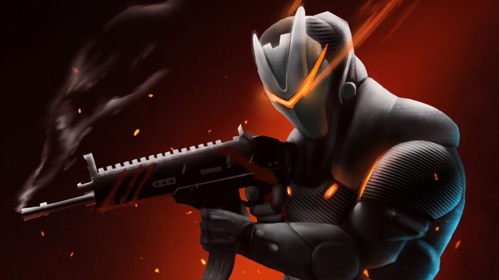 Wallpapers k Omega With Rifle Fortnite Battle Royale games