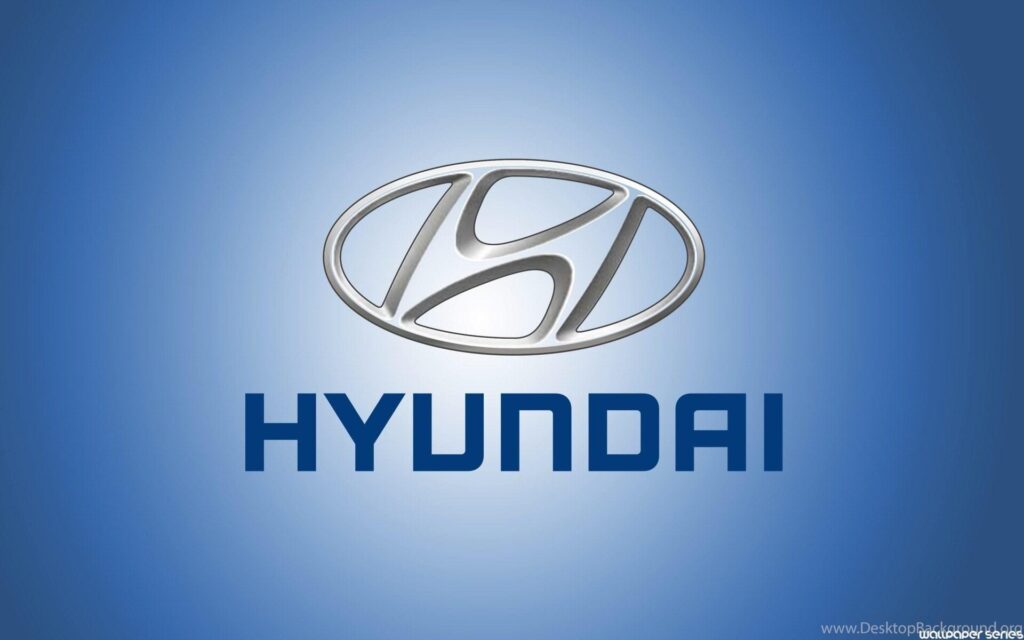 Hyundai Logo Desk 4K Backgrounds