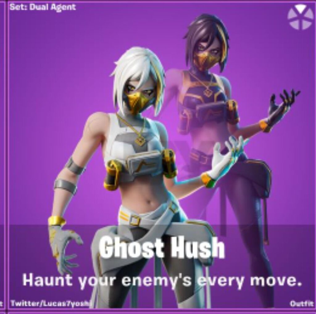 Ghost Hush Fortnite wallpapers