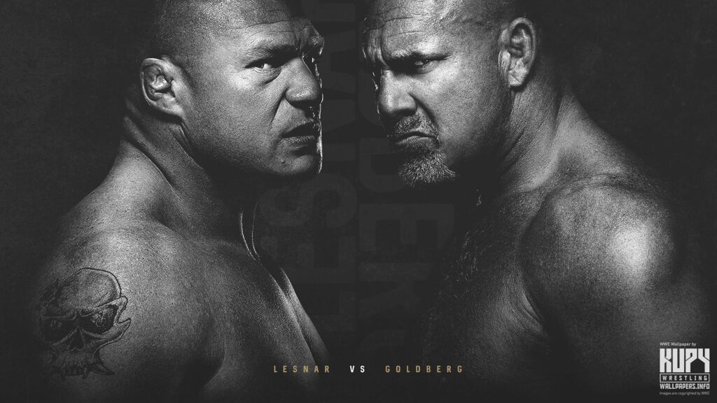NEW Survivor Series Brock Lesnar vs Goldberg wallpapers