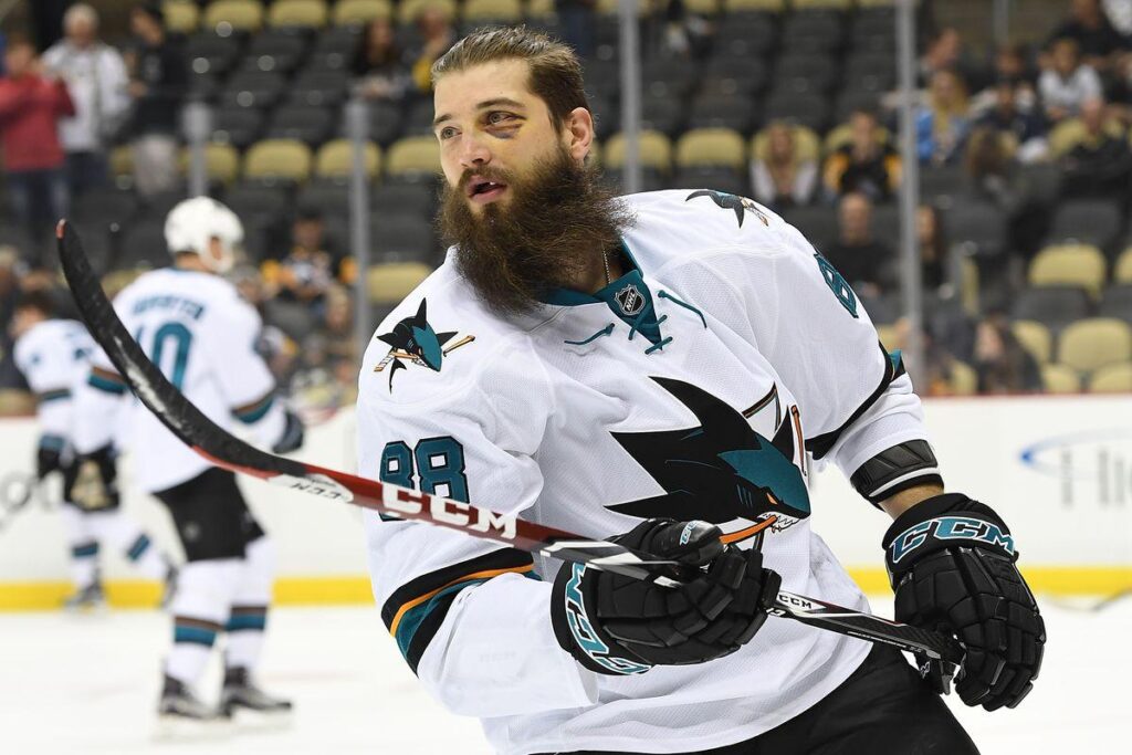 Brent Burns signs