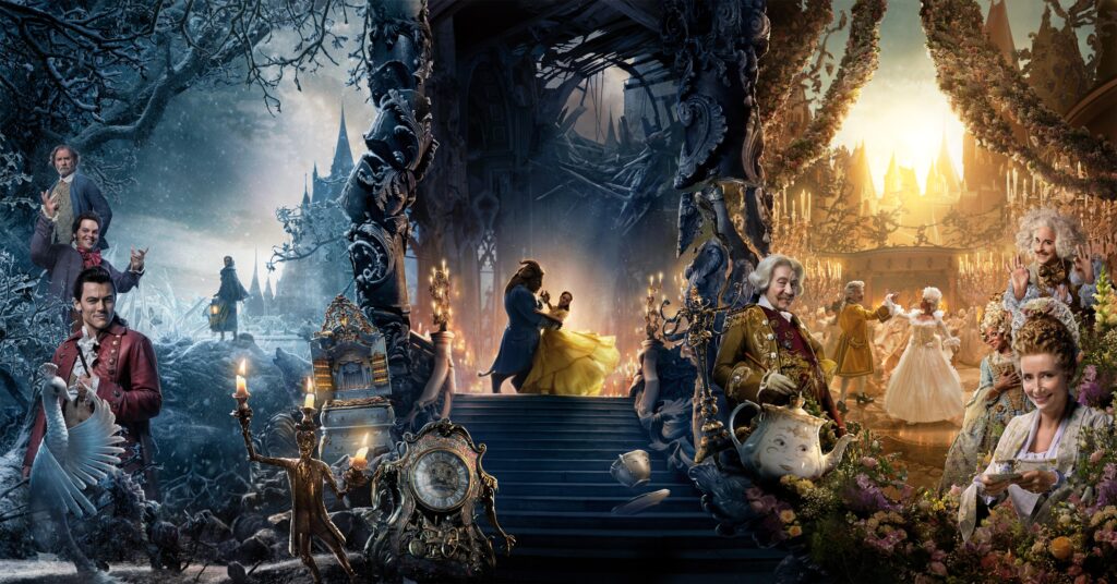 Wallpapers Beauty and the Beast, K, Movies,