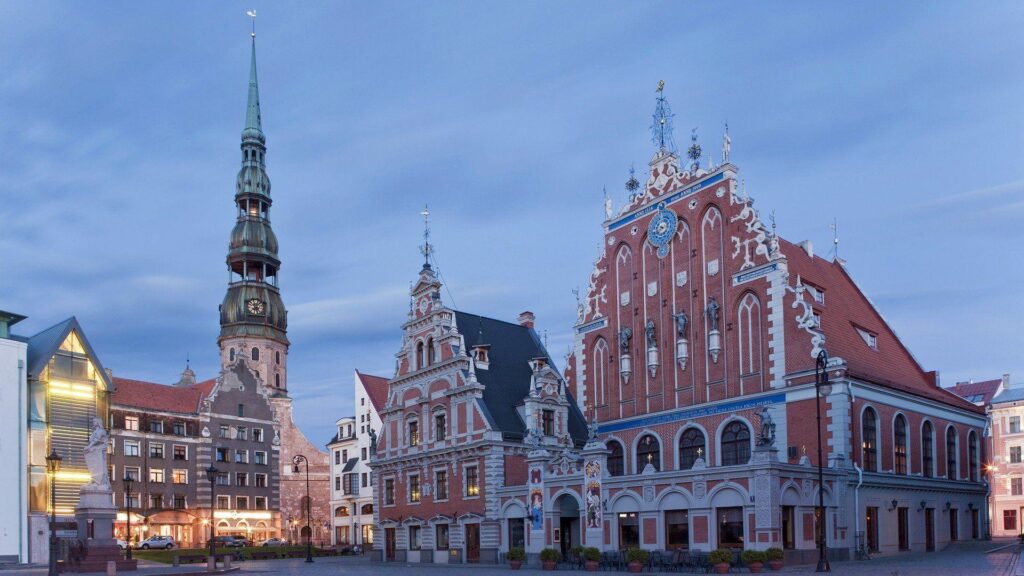 Cityscapes architecture Latvia oldtown wallpapers