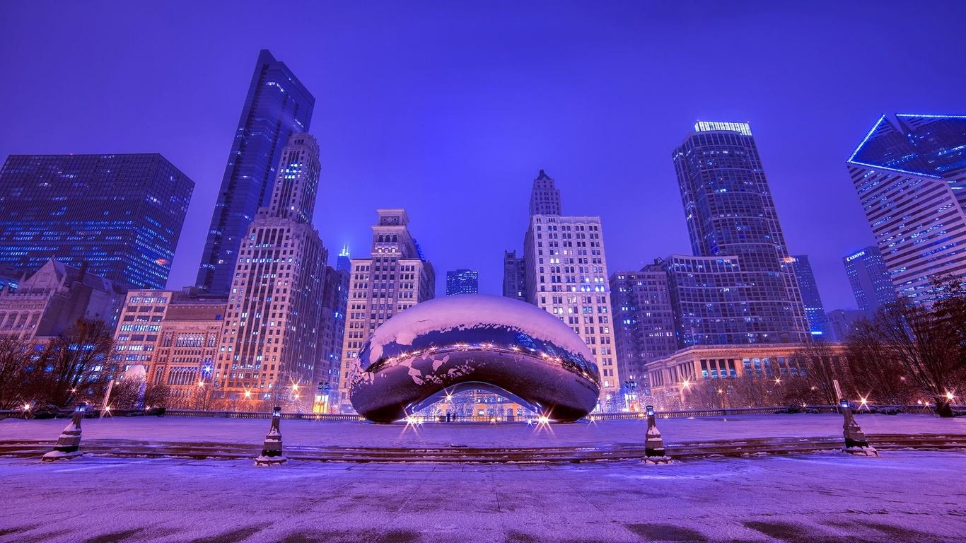 The Bean On A Winter Night