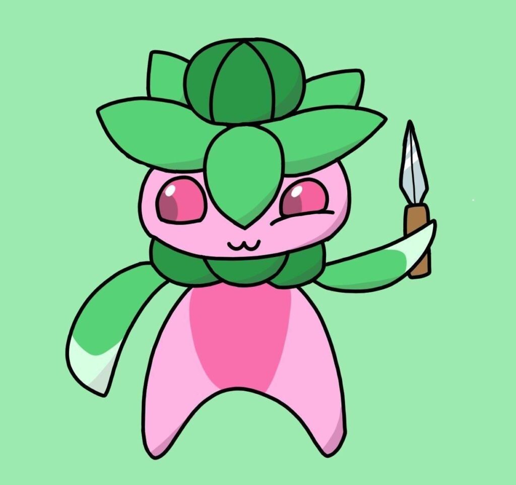 Fomantis with a knife because why not? https||ireddit