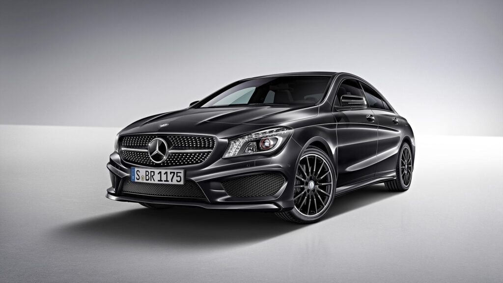 Amg mercedes cla black cars Wallpapers
