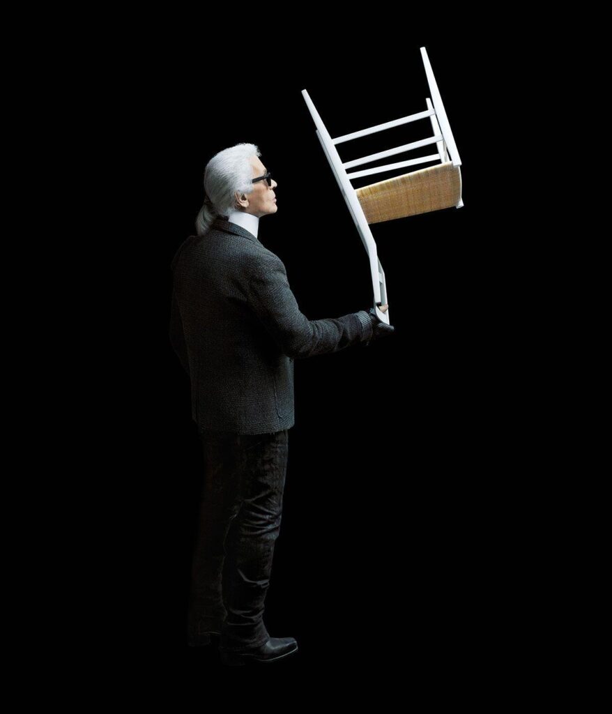 Karl Lagerfeld snaps Cassina furniture for a new art book