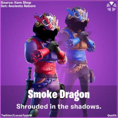 Smoke Dragon Fortnite wallpapers
