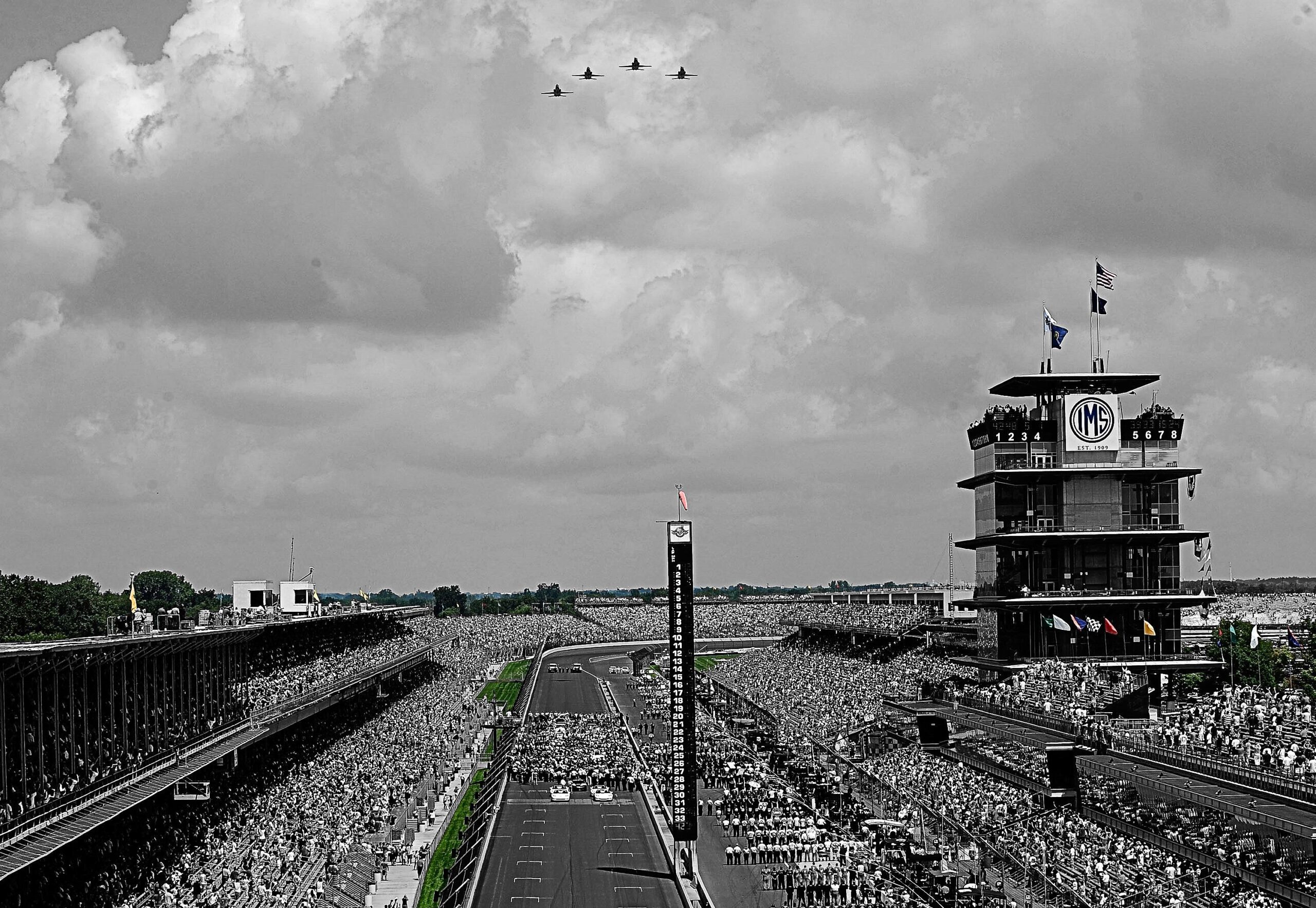 The Indianapolis Motor Speedway, located in Speedway, Indiana HD
