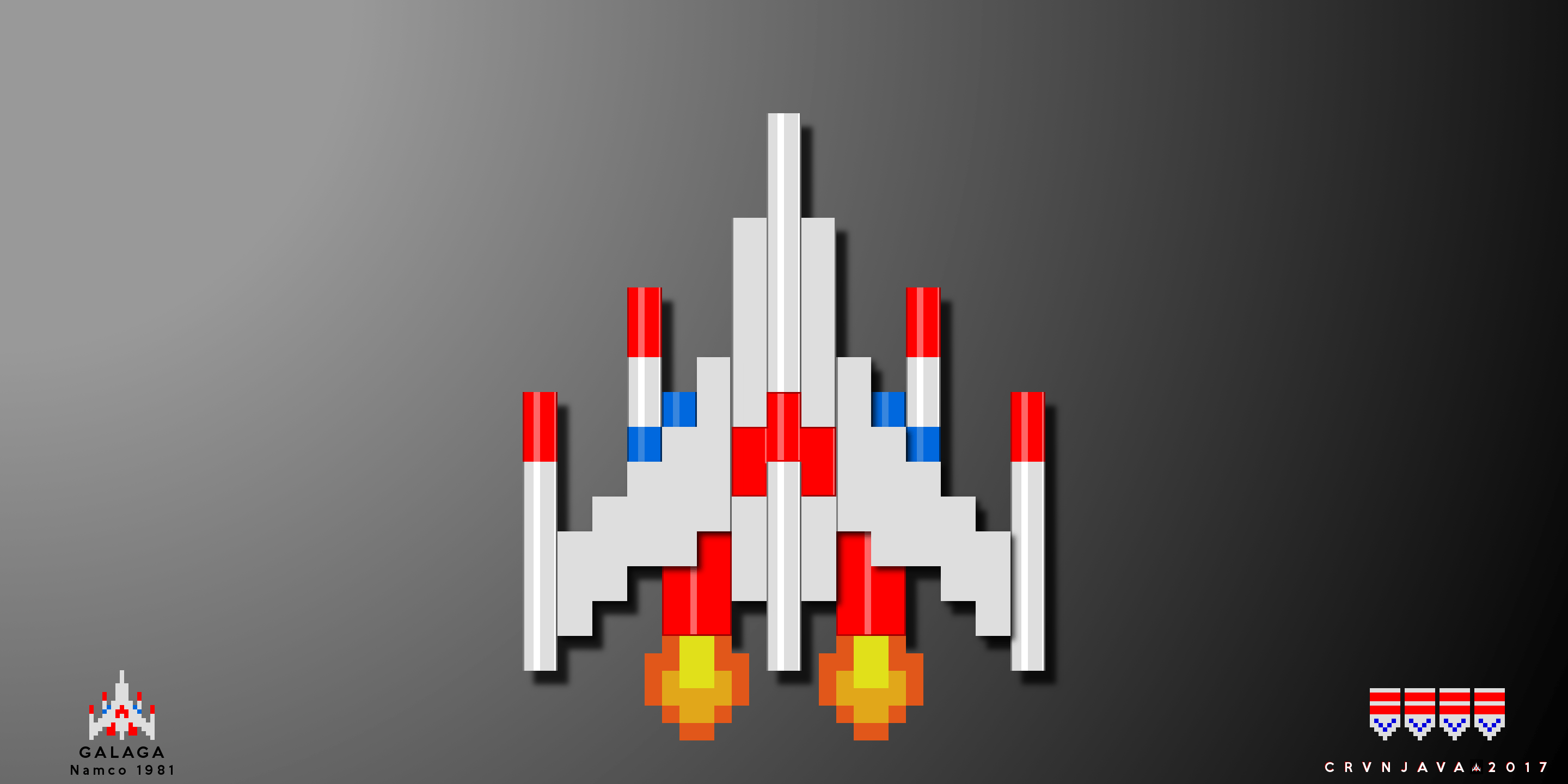 Galaga Fighter Ship wallpapers