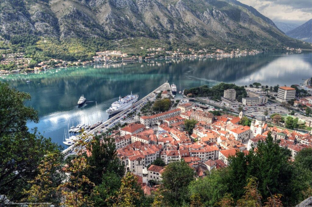 Download wallpapers Kotor, Montenegro, city free desk 4K wallpapers