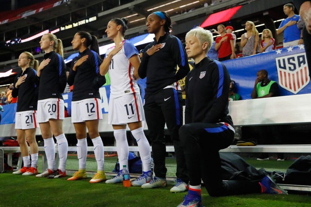 US Soccer banned Megan Rapinoe’s national anthem protest without